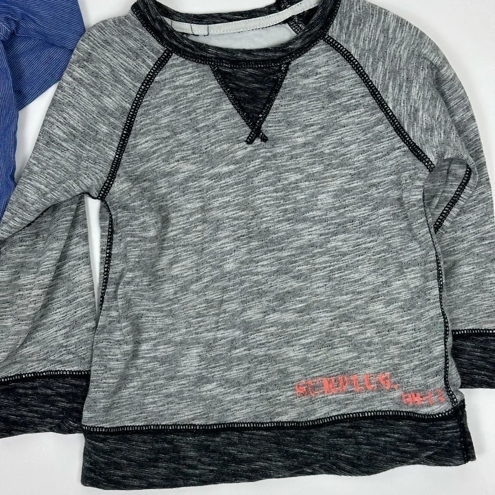 Toddler Boys Long Sleeve Casual Shirts Lot of 4